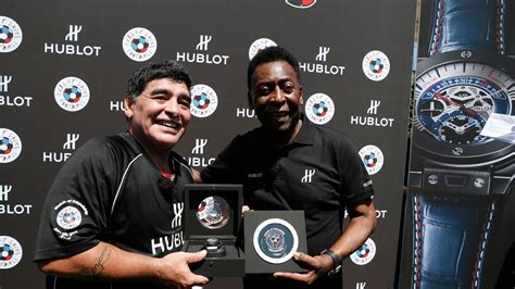 hublot pele vs maradona|Hublot kicks off UEFA Euro 2016 with Pelé and Maradona.